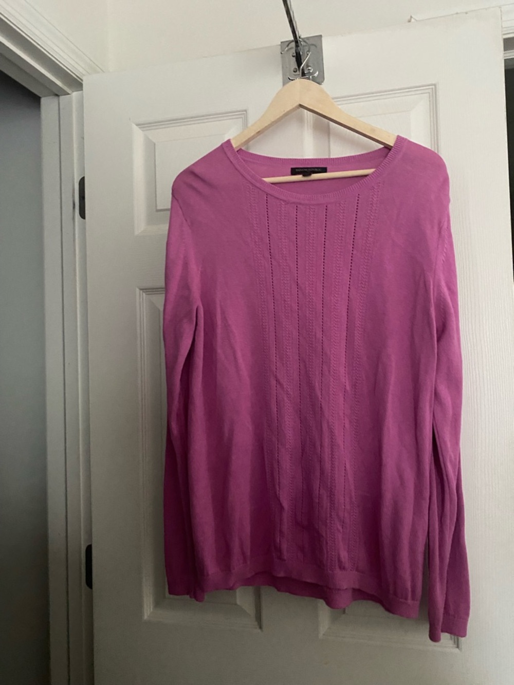 Banana Republic Pink Lightweight Sweater XL